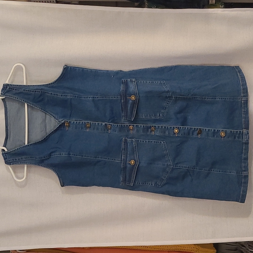 Button up Jean dress